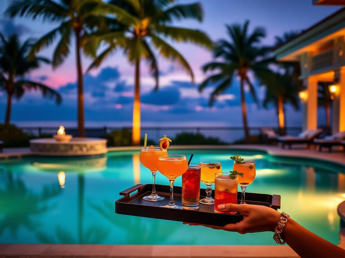 Poolside Cocktail Service